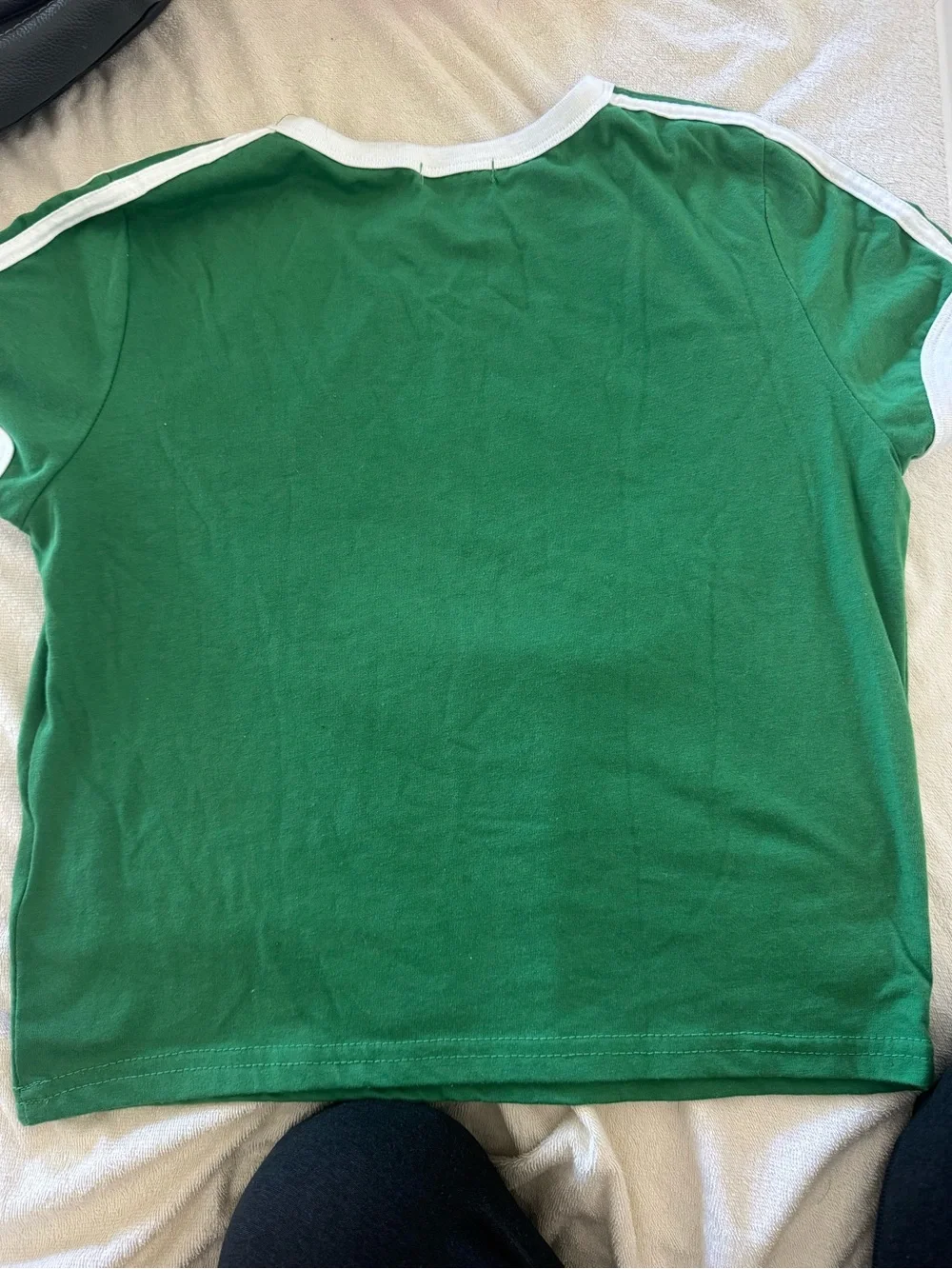 J for Justify Green Mexico Graphic Tee with White Trim Size L
